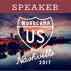 WordCamp US 2017 speaker badge